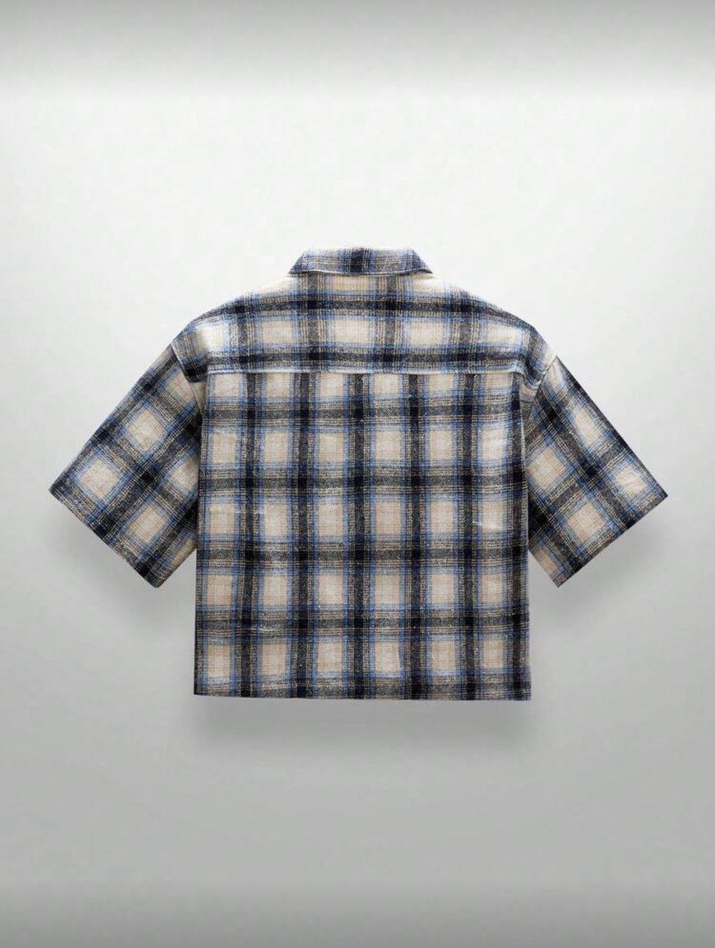 Blue rhinestone flannel