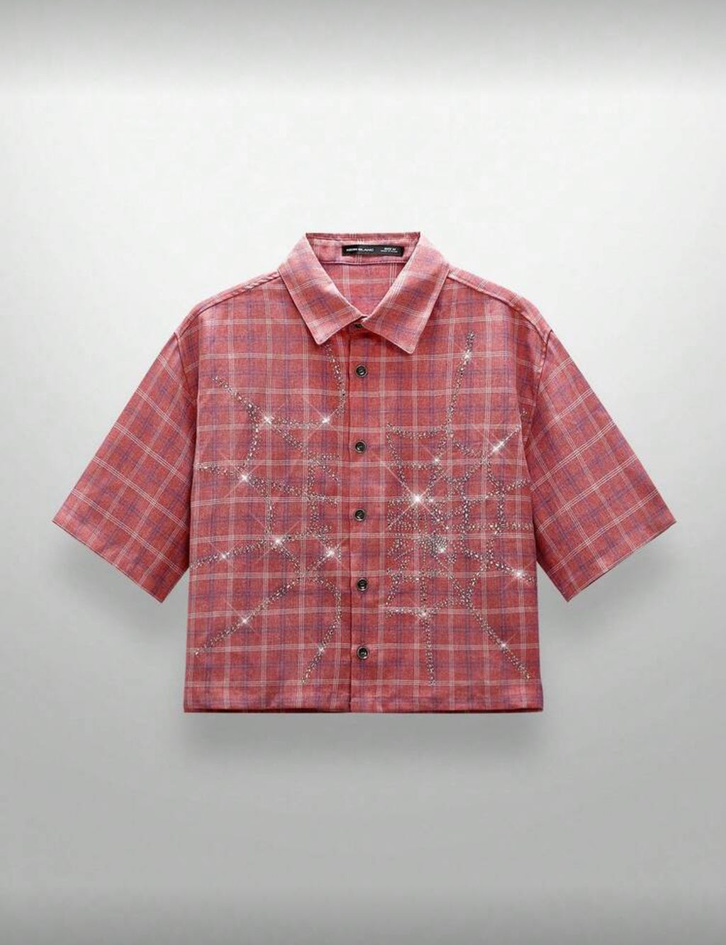 Red rhinestone flannel