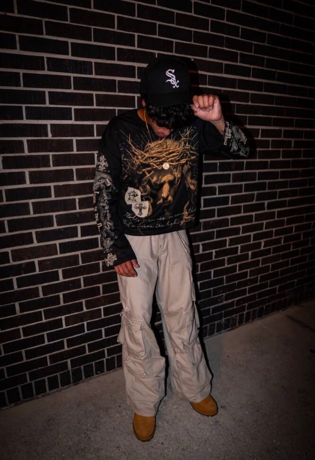 "Ascension" black long-sleeve