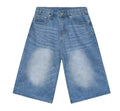 Blue baggy jorts