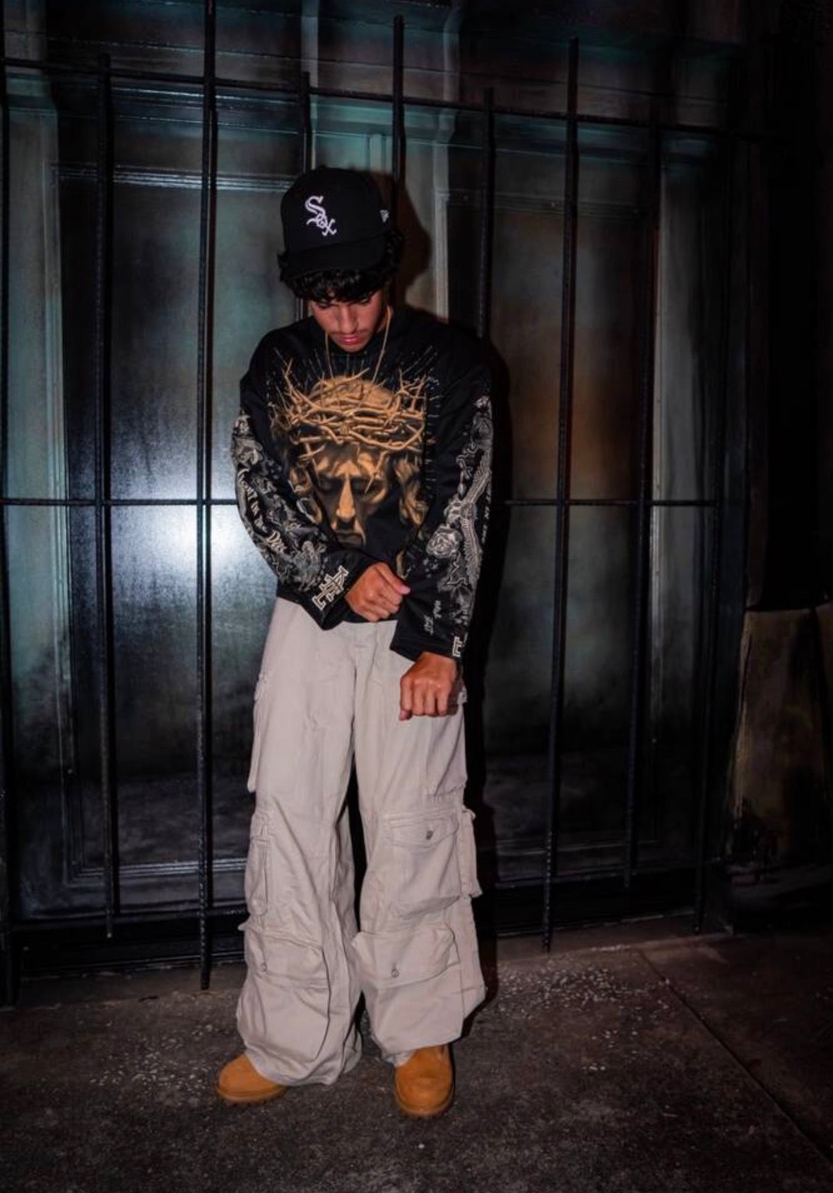 "Ascension" black long-sleeve