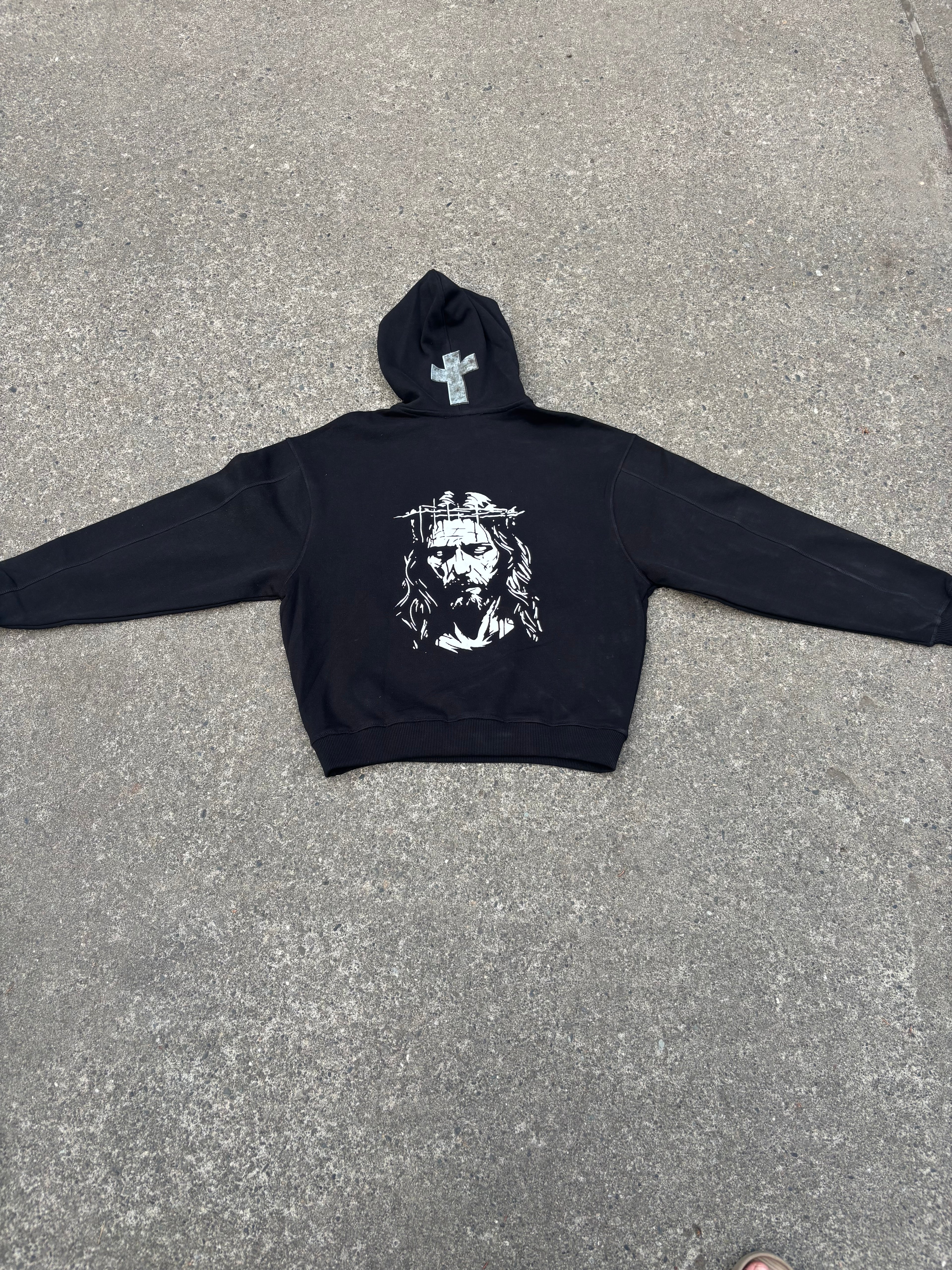 14 OZ Black Urban Hoodie